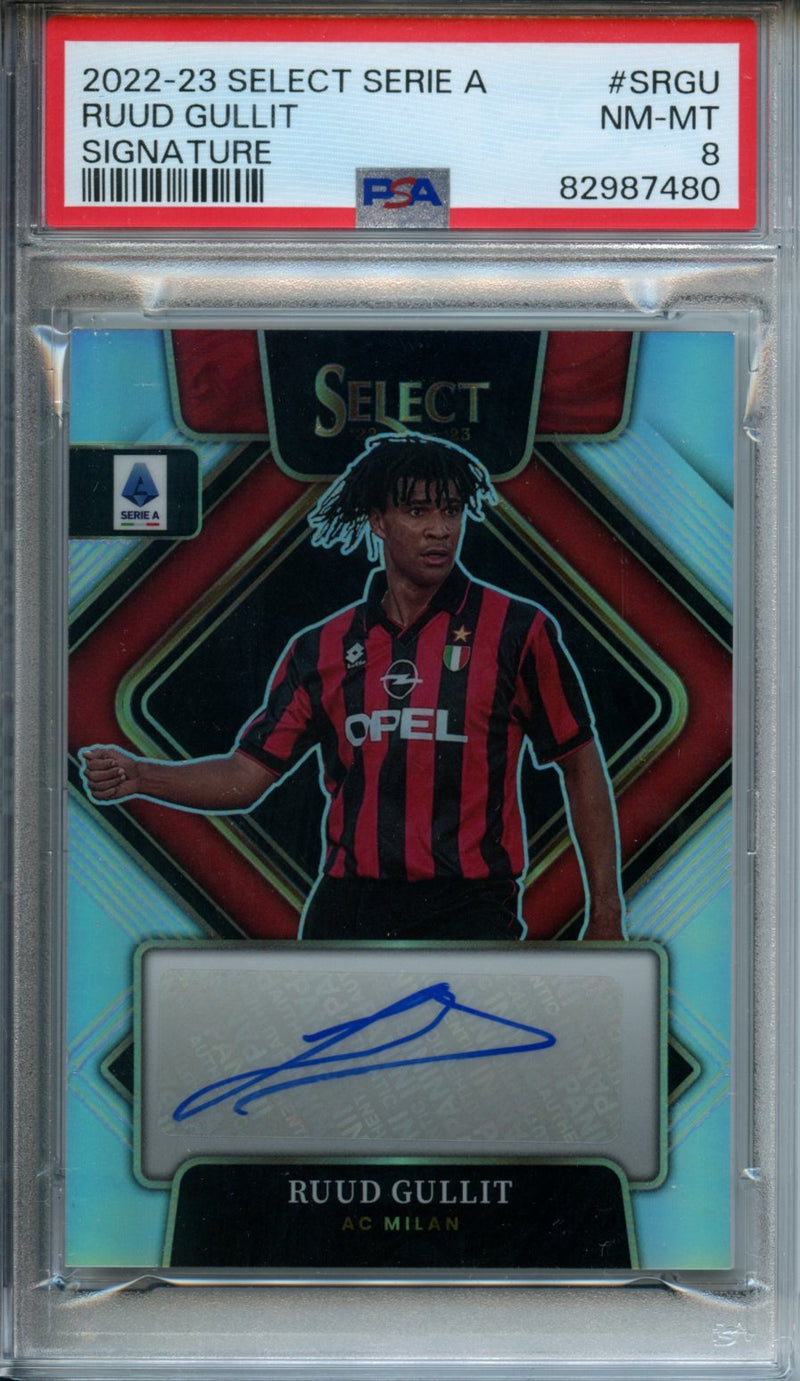 2022-23 Panini Select Serie A Ruud Gullit Signatures