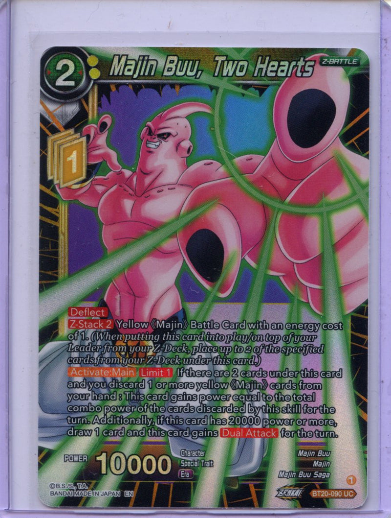 Majin Buu, Two Hearts - Power Absorbed BT20-090 UC Foil