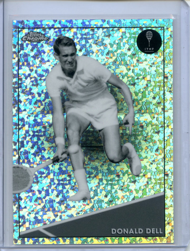 2021 Topps Chrome Tennis Donald Dell B&W Mini-Diamond