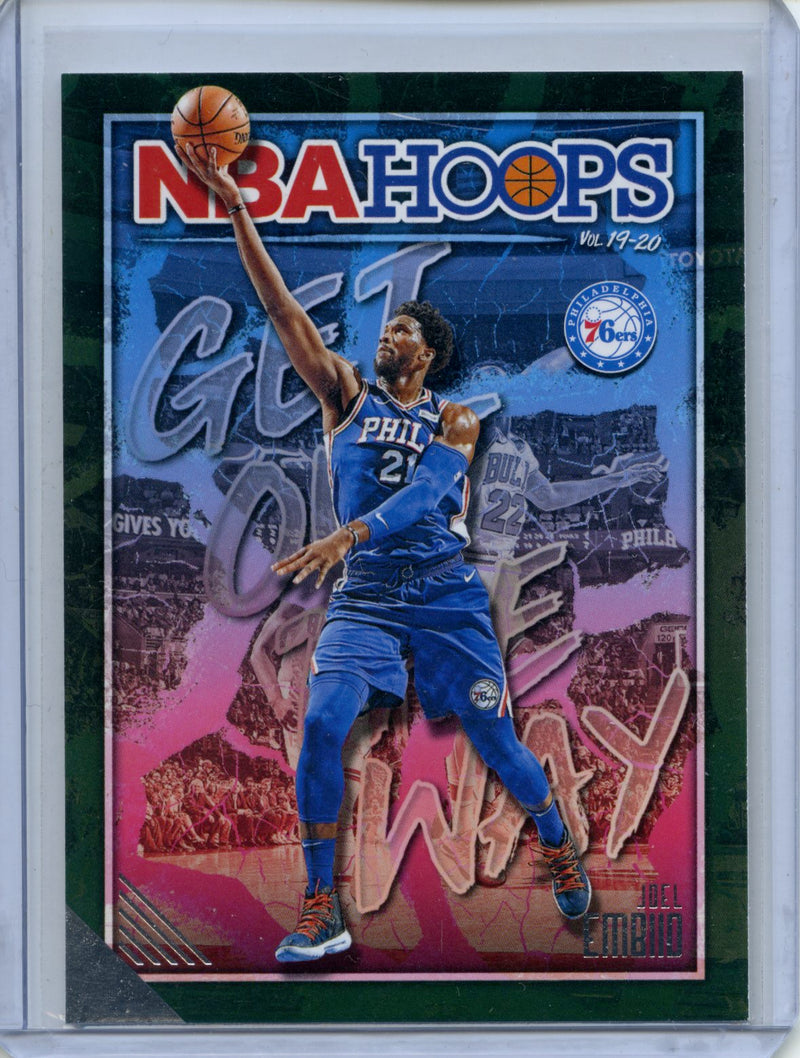 2019-20 NBA Hoops Joel Embiid Get Out Of The Way