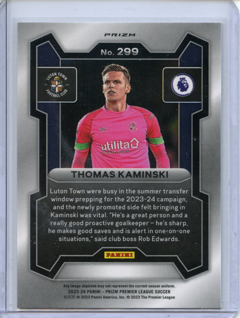 2023-24 Prizm Premier League Thomas Kaminski Breakaway Prizm