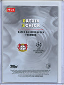 2025-26 Topps Chrome UEFA Club Comps Patrik Schick Power Players