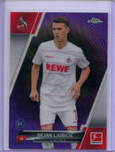 2021-22 Topps Chrome Bundesliga Soccer Dejan Ljubicic Purple Wave Refractor 237/299