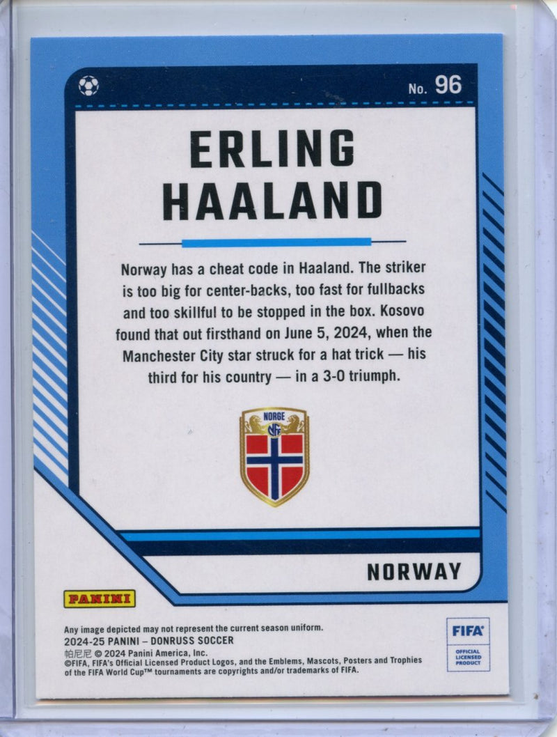 2024-25 Donruss Erling Haaland Silver