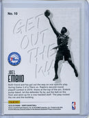 2019-20 NBA Hoops Joel Embiid Get Out Of The Way