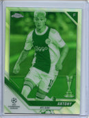 2021-22 Topps Chrome UEFA CL Antony Night Vision Refractor 184/225