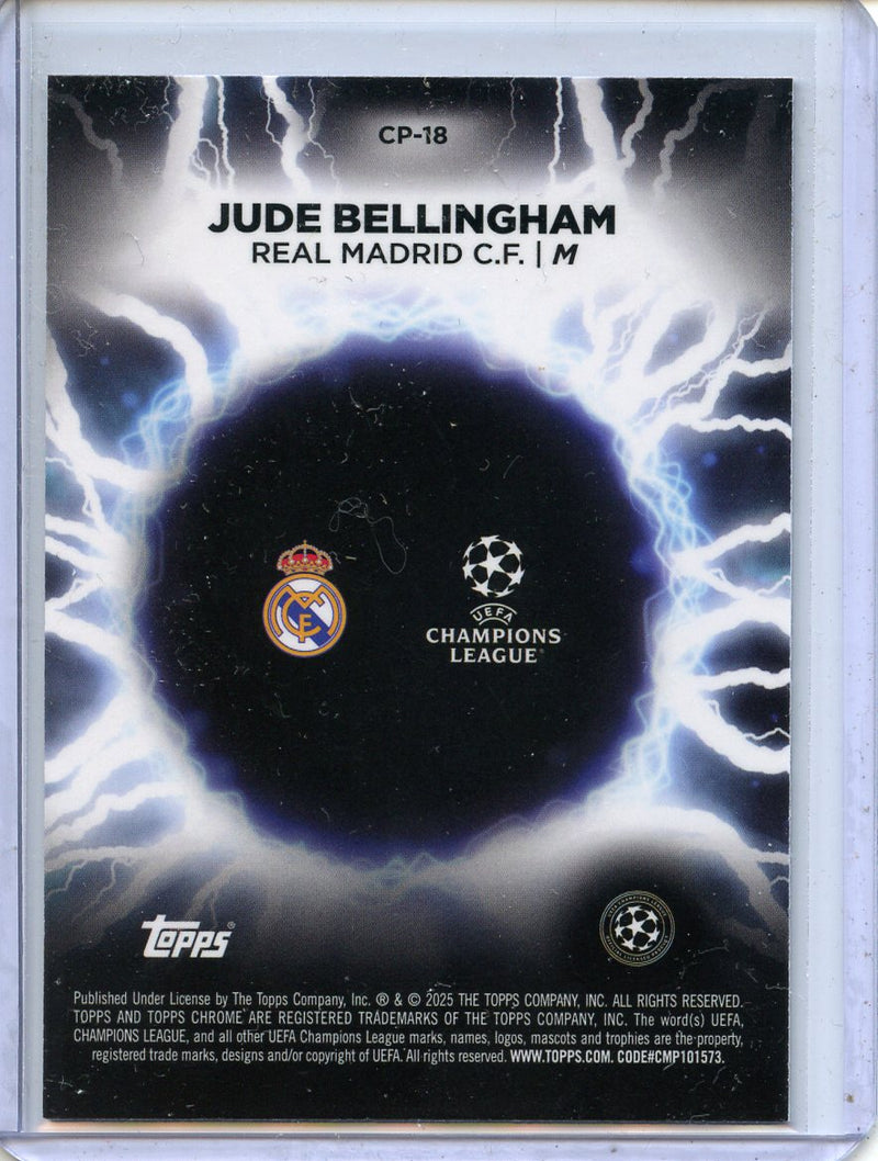 2024-25 Topps Chrome UEFA Club Comps Jude Bellingham Circle of Power