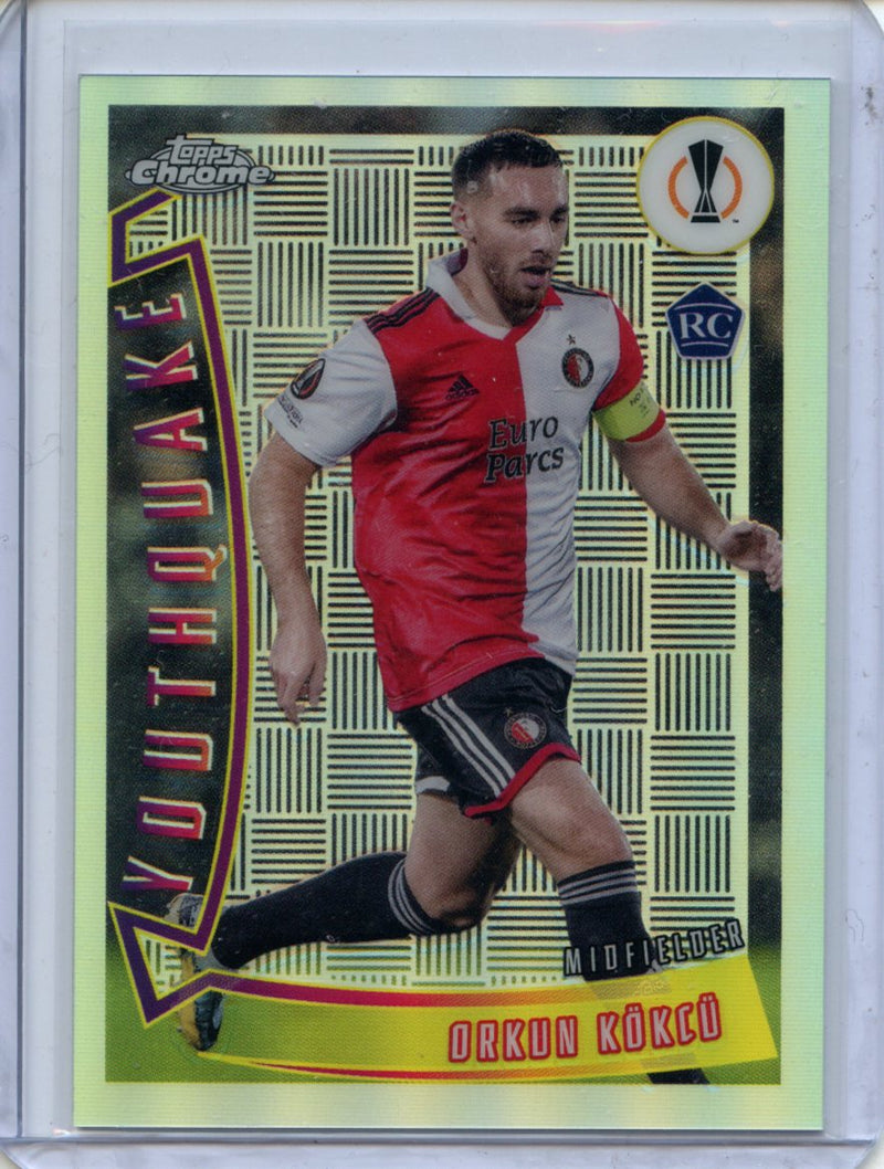 2022-23 Topps Chrome UEFA Orkun Kokcu Youthquake
