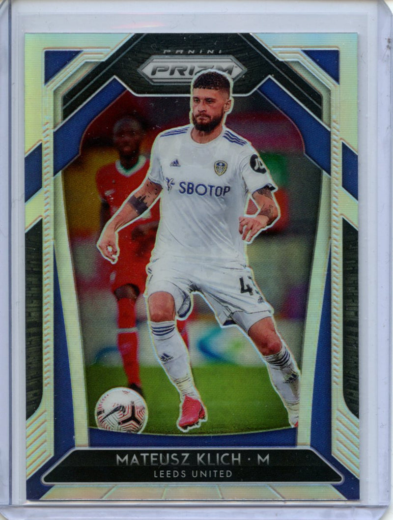 2020-21 Panini Prizm Premier League Mateusz Klich Silver Prizm