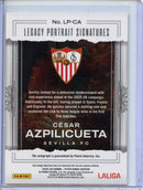 2025-26 Panini Pitch Kings Cesar Azpilicueta Legacy Portrait Signatures
