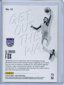 2019-20 NBA Hoops De'Aaron Fox Get Out Of The Way