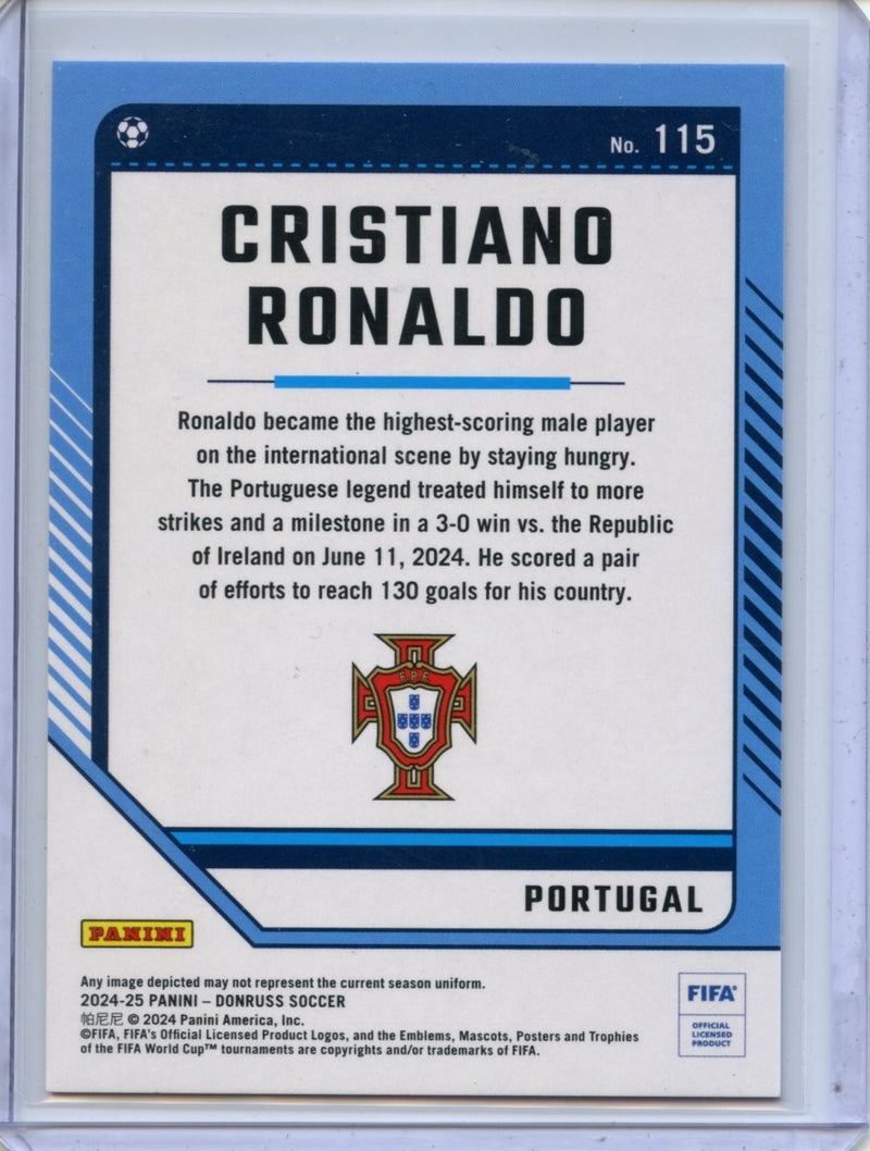 2024-25 Donruss Cristiano Ronaldo Silver