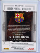 2025-26 Panini Pitch Kings Hristo Stoichkov Legacy Portrait Signatures