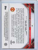 2023-24 Topps Chrome UEFA Kobbie Mainoo Aqua Prism Refractor