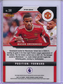 2021-22 Panini Prizm Premier League Mason Greenwood Green Mojo Prizm