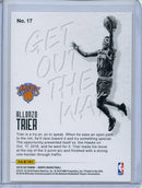 2019-20 NBA Hoops Allonzo Trier Get Out Of The Way