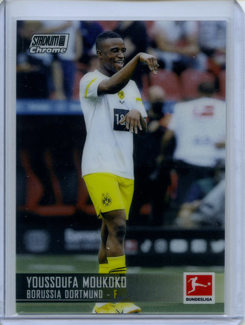 2021-22 Topps Bundesliga Stadium Club Chrome Youssoufa Moukoko