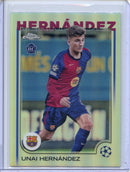 2024-25 Topps Chrome UEFA Club Comps Unai Hernandez Refractor