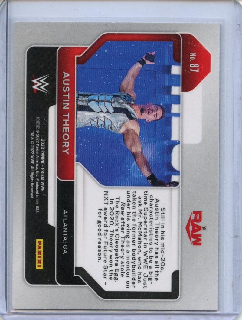 2022 Prizm WWE Austin Theory