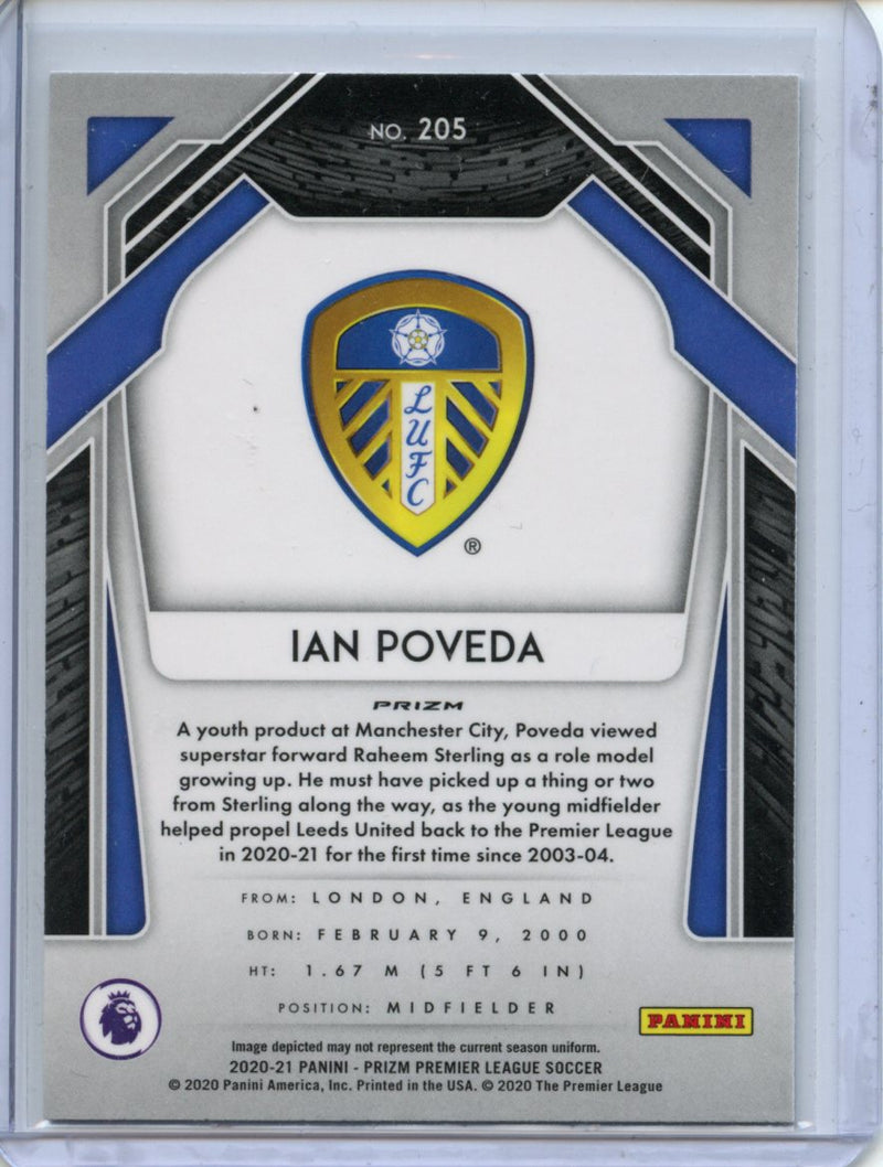 2020-21 Panini Prizm Premier League Ian Poveda Silver Prizm