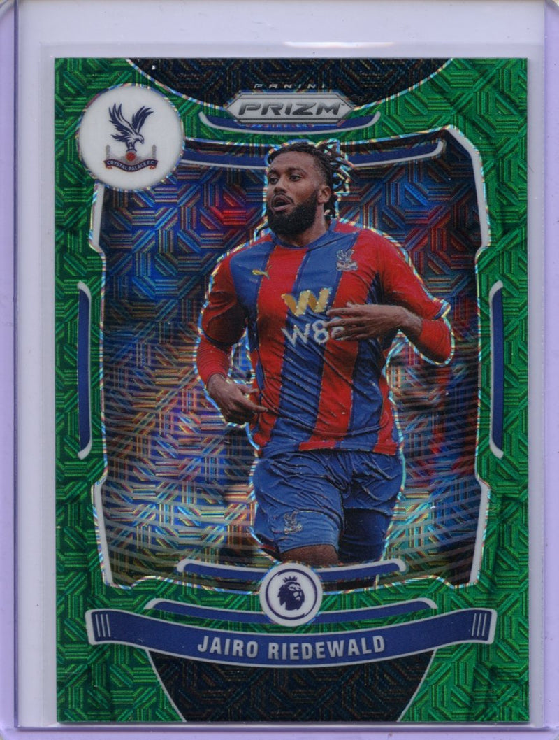2021-22 Panini Prizm Premier League Jairo Riedewald Green Mojo Prizm