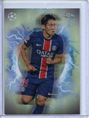 2024-25 Topps Chrome UEFA Club Comps Kang-in Lee Circle of Power High Voltage