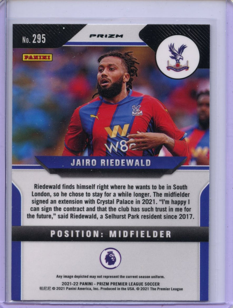 2021-22 Panini Prizm Premier League Jairo Riedewald Green Mojo Prizm