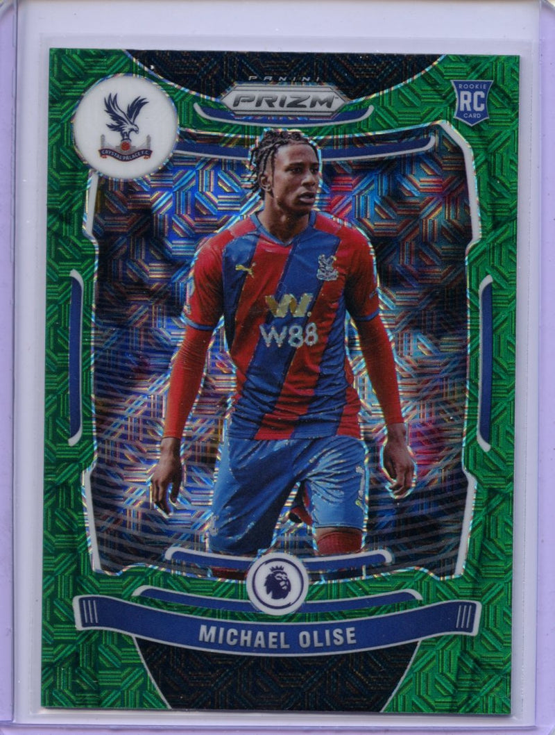 2021-22 Panini Prizm Premier League Michael Olise Green Mojo Prizm