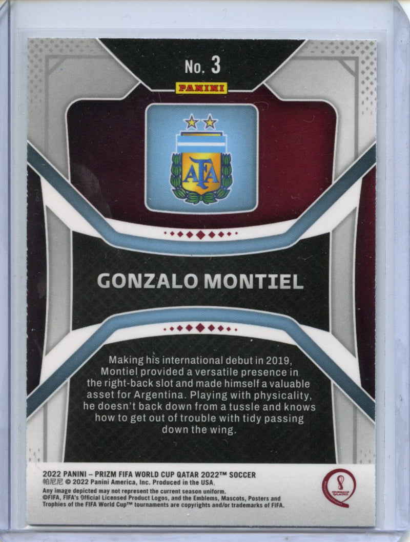 2022 Panini Prizm FIFA World Cup Qatar Gonzalo Montiel