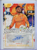 2025-26 Panini Pitch Kings Paulo Gazzaniga Fresh Paint Gold 9/10