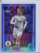 2024-25 Topps Chrome UEFA Club Comps Luka Modric Violet Prism 280/299