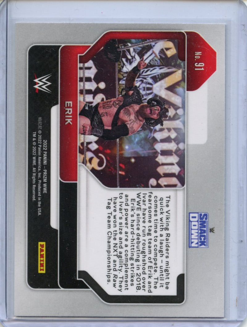 2022 Prizm WWE Erik