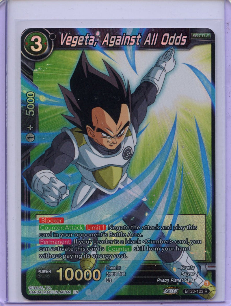 Vegeta, Against All Odds - Power Absorbed BT20-123 R Foil