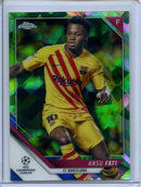 2021-22 Topps Chrome Sapphire UEFA Ansu Fati Green 36/75