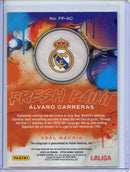 2025-26 Panini Pitch Kings Alvaro Carreras Fresh Paint Gold 5/10