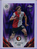 2023-24 Topps Chrome UEFA Leo Sauer Purple RayWave Refractor 147/175