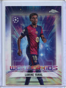 2024-25 Topps Chrome UEFA Club Comps Lamine Yamal Wonderkids WK-1