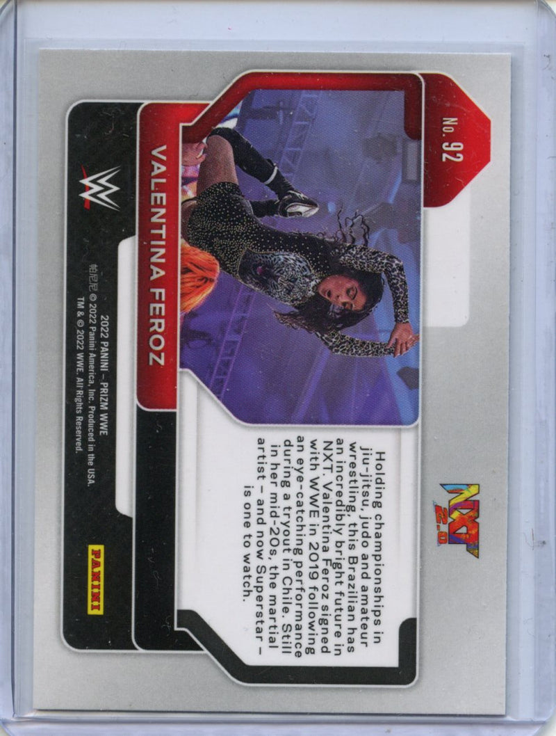 2022 Prizm WWE Valentina Feroz