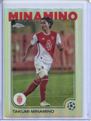 2024-25 Topps Chrome UEFA Club Comps Takumi Minamino Refractor