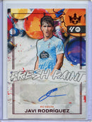 2025-26 Panini Pitch Kings Javi Rodriguez Fresh Paint Ruby 44/49