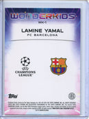2024-25 Topps Chrome UEFA Club Comps Lamine Yamal Wonderkids WK-1