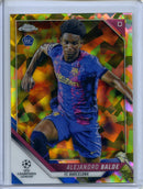 2021-22 Topps Chrome Sapphire UEFA Alejandro Balde Yellow 77/99