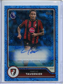 2026-27 Topps Flagship EPL Marcus Tavernier Blue Sparkle Autograph 42/150