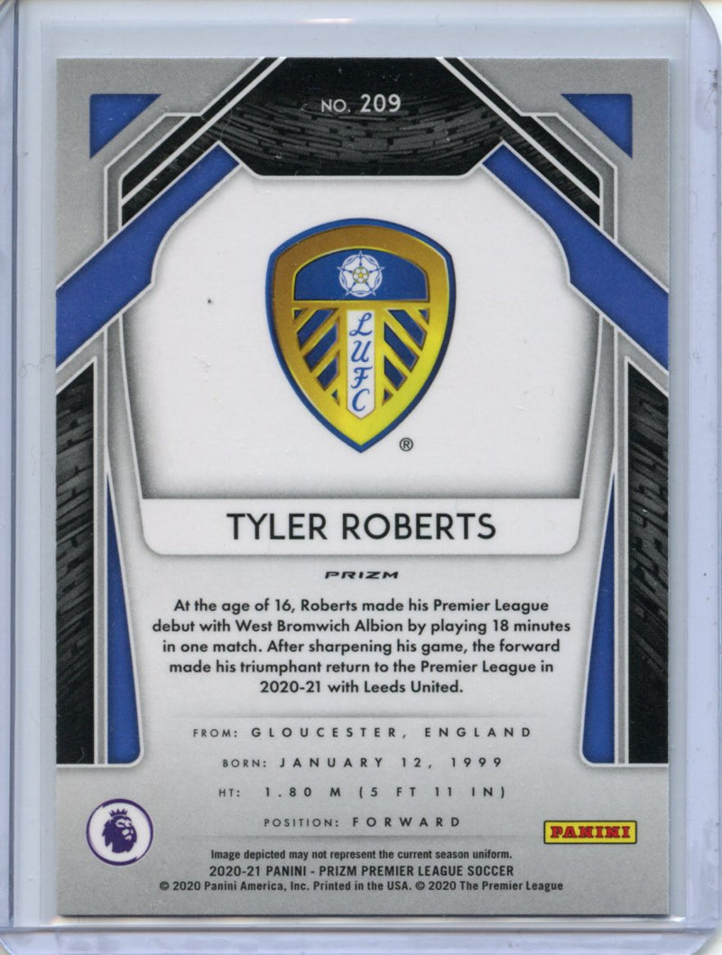 2020-21 Panini Prizm Premier League Tyler Roberts Silver Prizm