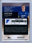 2021-22 Topps Bundesliga Stadium Club Chrome David Raum