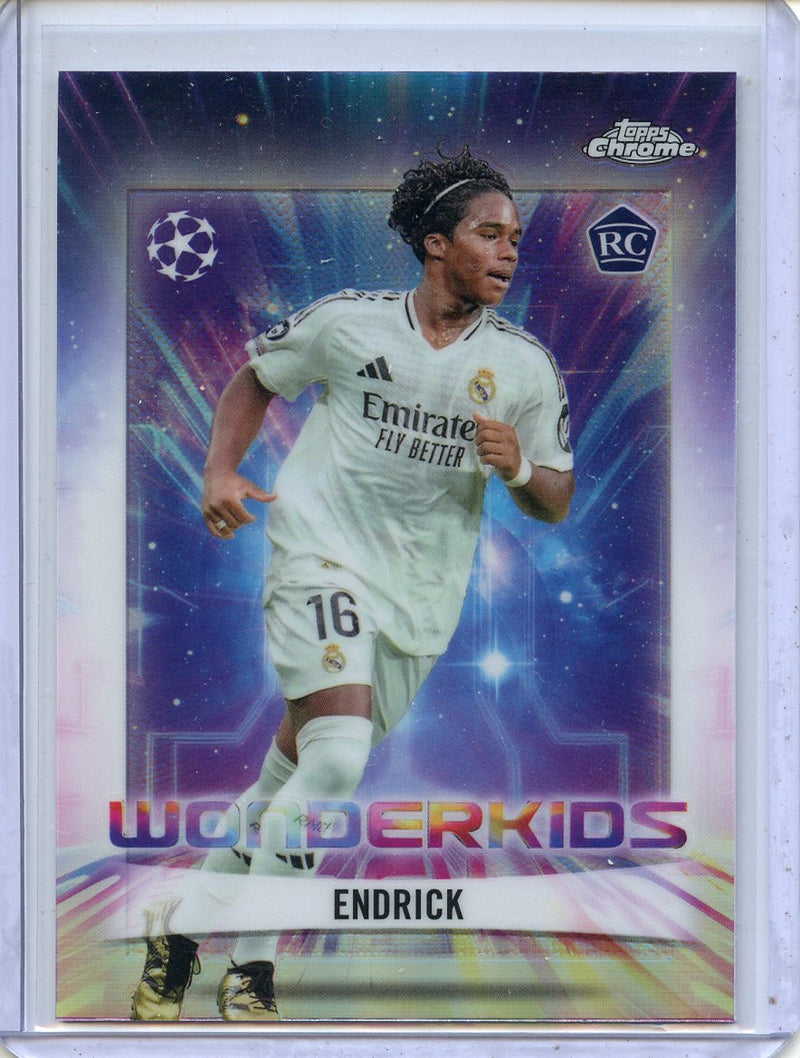 2024-25 Topps Chrome UEFA Club Comps Endrick Wonderkids WK-2