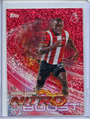 2026-27 Topps Flagship EPL Michael Kayode Nitro Boost Red Sparkle 1/5