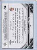 2023-24 Topps Chrome UEFA Nico Paz Aqua Prism Refractor