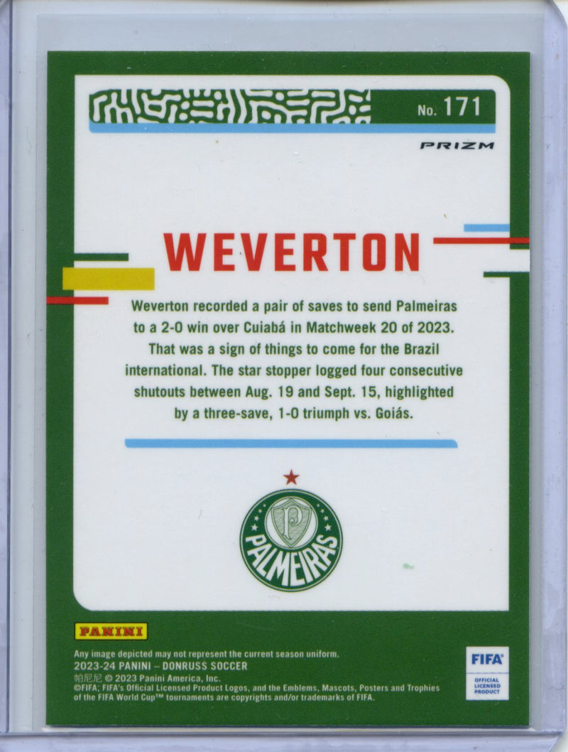 2023-24 Donruss FIFA Weverton Optic Silver