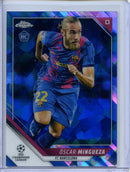 2021-22 Topps Chrome Sapphire UEFA Oscar Mingueza